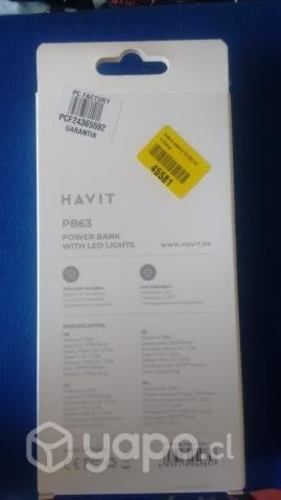 Bateria Externa de 10000 mah. NUEVA