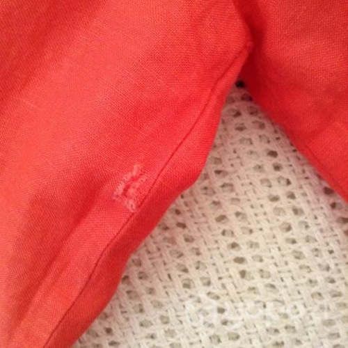 Camisa Mujer Lino con Rayon, Con detalles 55% Li