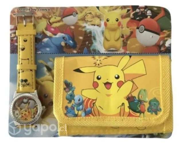 Billetera y reloj Pikachu
