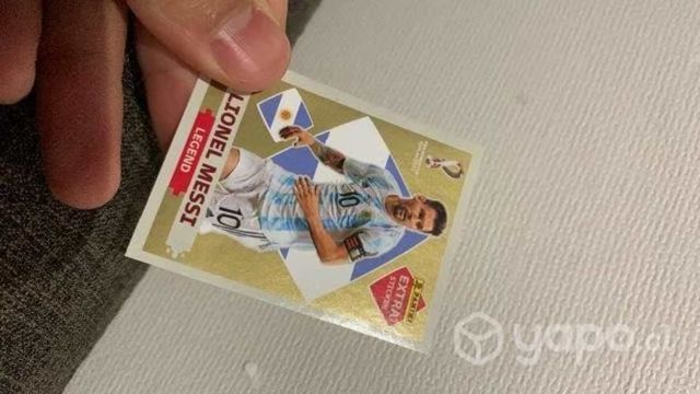 Lámina / Figurita Messi Legend Gold extra sticker