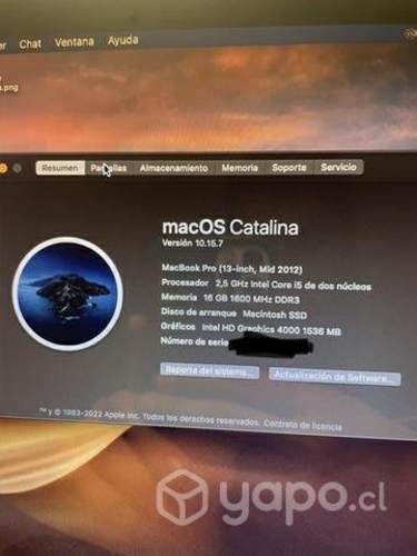 MACBOOKPRO mid 2012 con mejoras