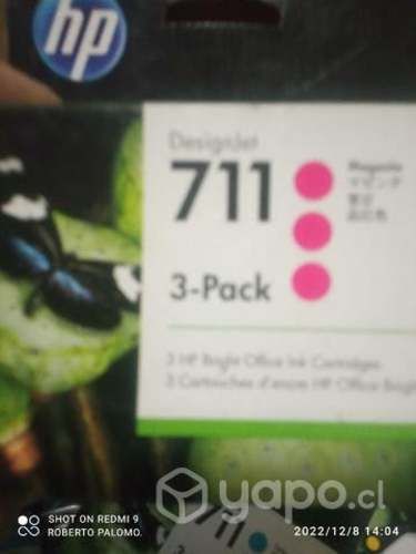 Packs de 3 tintas HP 711 cu original