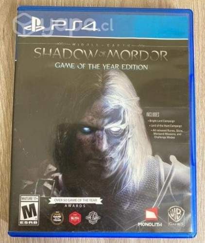 Juego PS4 Shadow of Mordor