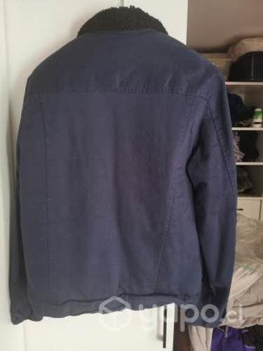 Chaqueta Icono talla L azul forrada varon