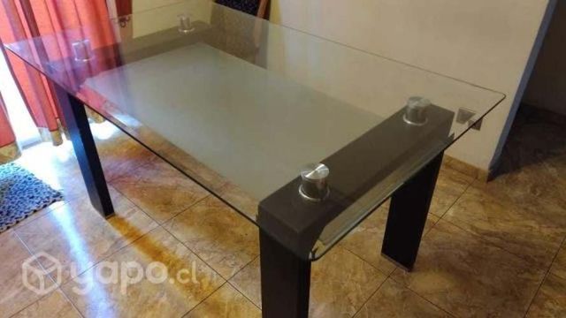 Mesa de vidrio para salon (SOLO MESA)