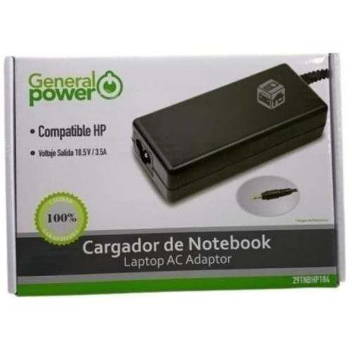 Cargador Notebook HP 18,5V 3,5A/ 4.8*1,7mm General