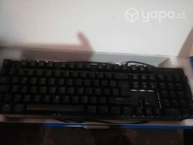 Teclado Gamer HP GK100 blue