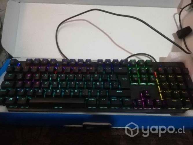 Teclado Gamer HP GK100 blue