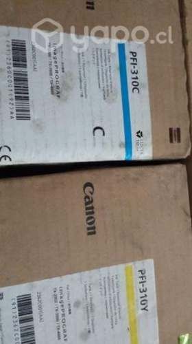 Tinta canon 310c y colores originales de 330ml