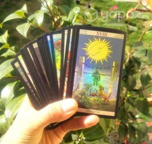 Tarot Rider holografic + Libro 200 paginas + Bolso