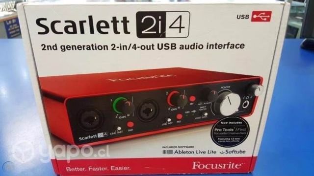 Interfaz Focusrite Scarlett 2i4