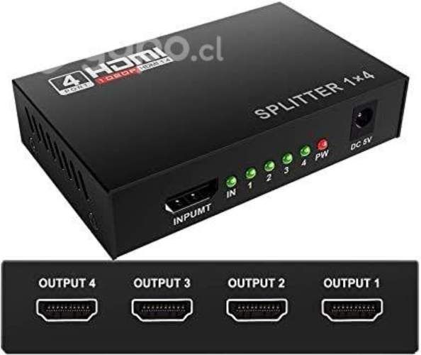 Splitter Hdmi 4 Salidas
