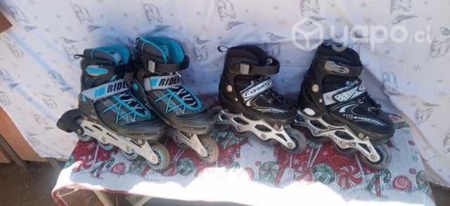Patines de niño y adulto