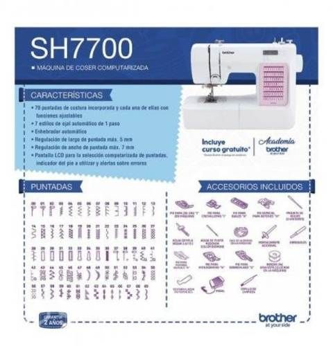 Maquina de coser brothers sh7700 oferta
