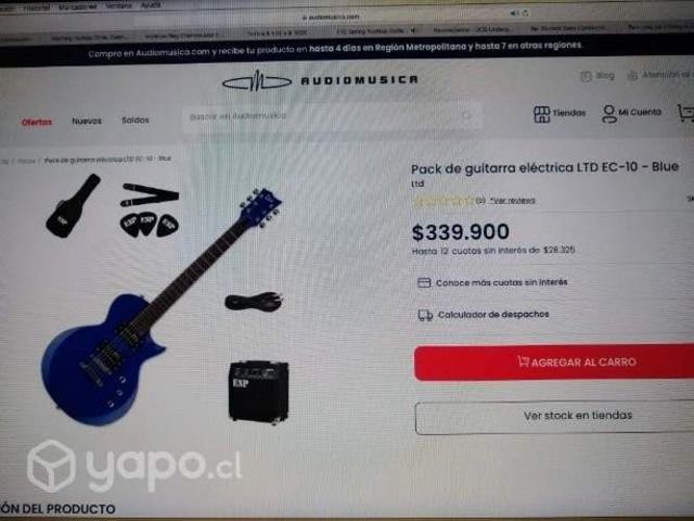 Guitarra eléctrica pack
