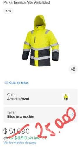 Conjunto termico impermeable nuevo