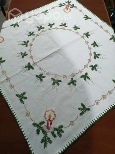 Carpeta de mesa navideña