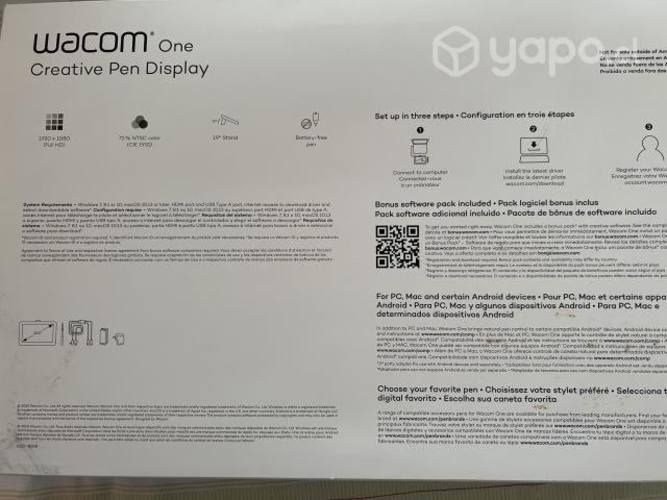 Tablet digitalizadora Wacom One