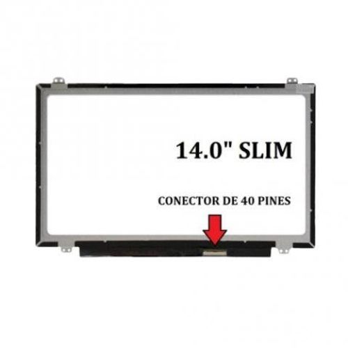 Pantalla notebook 14&quot; lcd slim 40 pines detalle