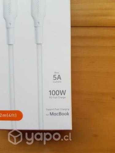 Cable USB-C a USB-C McDodo 100W Macbook