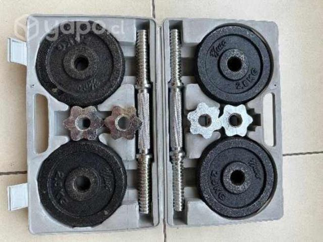 Maleta mancuernas 30 KG