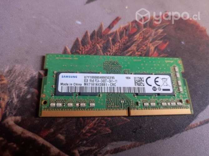 Ddr4 de 8gb para notebook