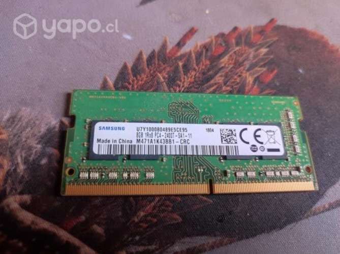 Ddr4 de 8gb para notebook