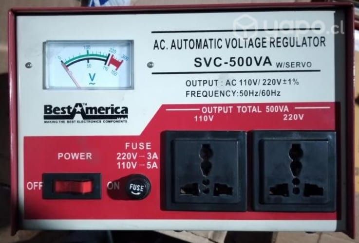 Estabilizador de voltaje - svc 500 va