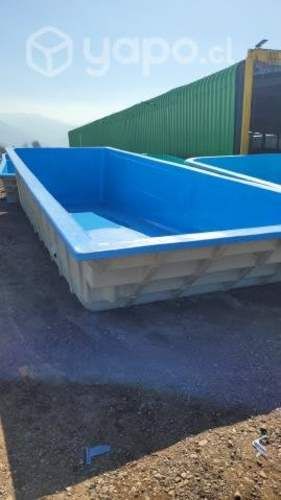 Piscinas de fibra y de hormigon