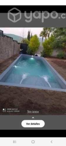 Piscinas de fibra y de hormigon