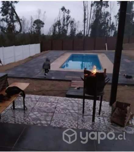 Piscinas de fibra y de hormigon