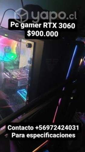 Pc gamer RTX3060