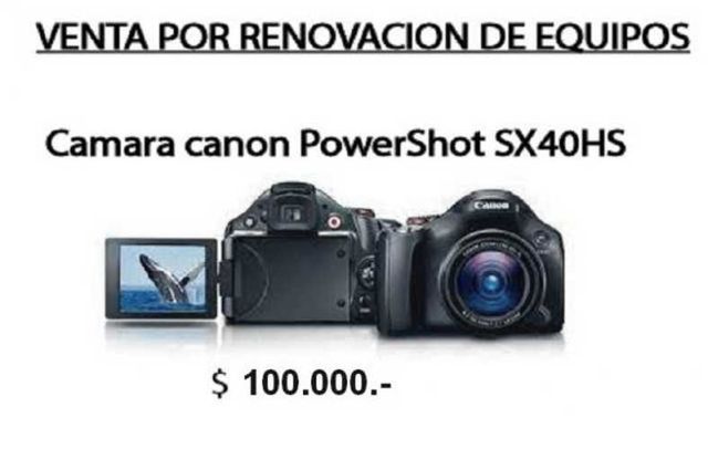 Camara canon powershot sx40hs