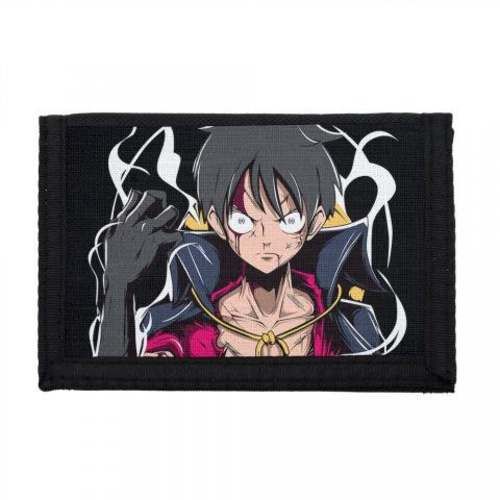 Billetera nylon Monkey D Luffy One Piece Anime