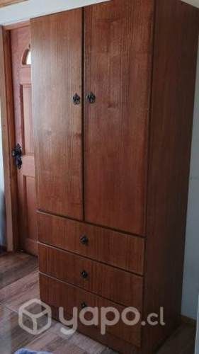 Armario de 2 puertas y 3 cajones