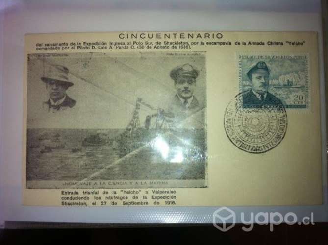 Sobres 1er. Día de Emisión Chilenos