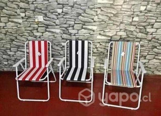 Silla Playa Camping Piscina Verano Plegables Colo