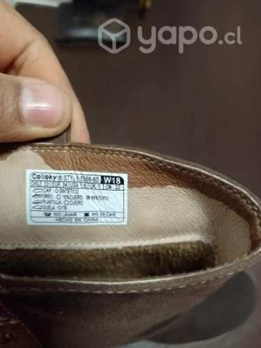 Botas de cuero media caña COLLOKY talla 34