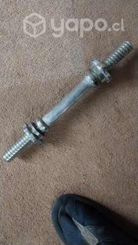 Barra porta mancuernas por unidad