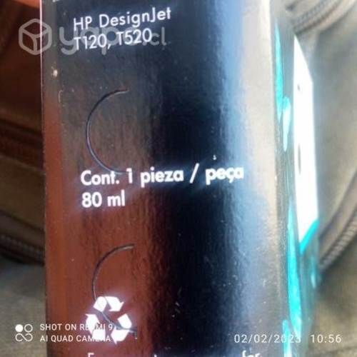 Tinta hp 711 black original de 80ml