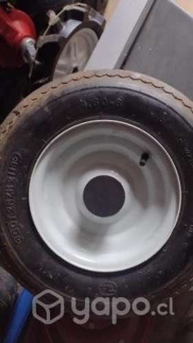 Neumatico original 4.8-8 con llanta y rodamientos