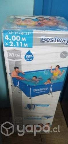 Piscina bestway 4.00m×2.11m. x 81cm 5700 lts