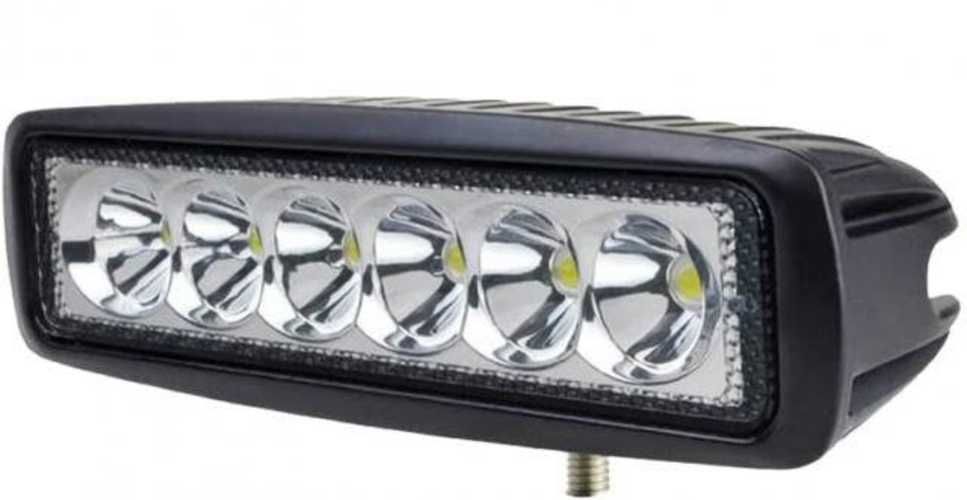 Foco Neblinero Barra de 6 LED Luz Blanca De 18W