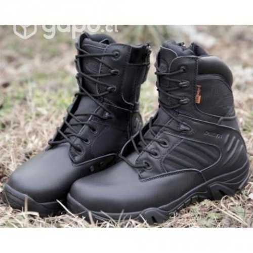 Zapatos Botas Tácticas Delta Caña Alta Negra