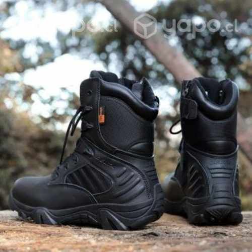 Zapatos Botas Tácticas Delta Caña Alta Negra