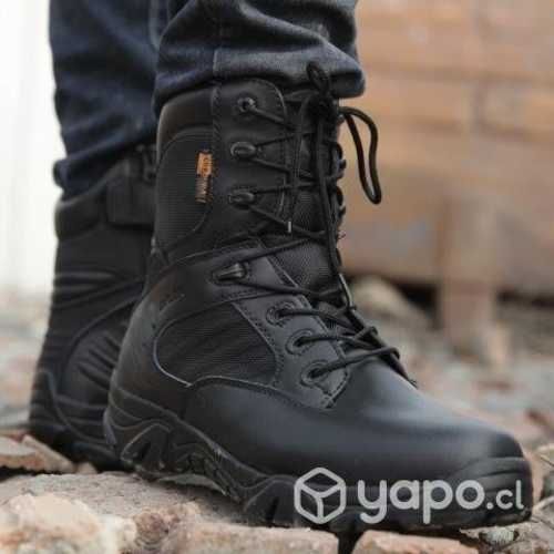Zapatos Botas Tácticas Delta Caña Alta Negra
