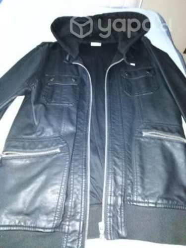 Chaqueta de eco cuero