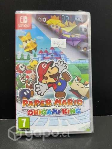 Nintendo switch Mario paper