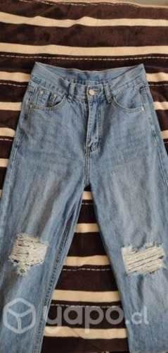 Pantalón wide leg jeans talla 32