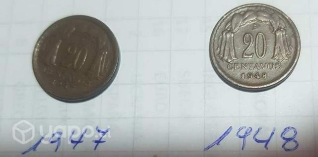 Colección monedas 20 centavos